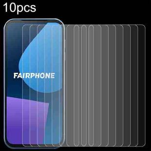 For Fairphone 5 10pcs 0.26mm 9H 2.5D Tempered Glass Film