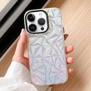For iPhone 11 Pro Max Laser Diamond Pattern Frosted Phone Case(Black)