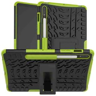 For Samsung Galaxy Tab S9 / S7 / S8 Tire Texture TPU + PC Tablet Case(Green)