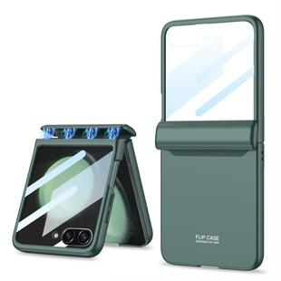 For Samsung Galaxy Z Flip5 GKK Integrated Full Coverage Folding Phone Case(Green)