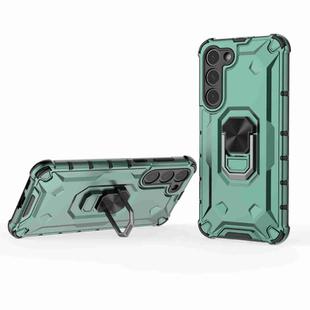 For Samsung Galaxy S23+ 5G Ice Armor Series Ring Holder Phone Case(Green)