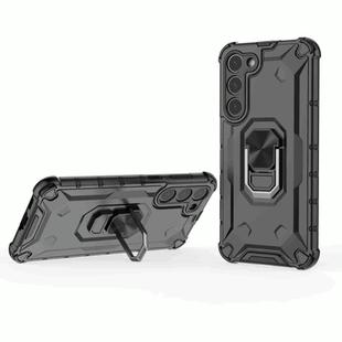 For Samsung Galaxy S23+ 5G Ice Armor Series Ring Holder Phone Case(Black)