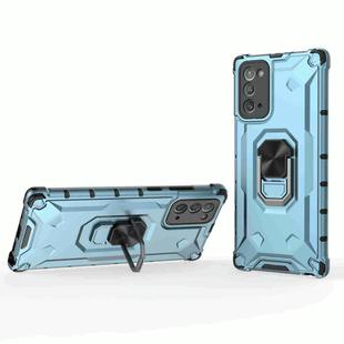 For Samsung Galaxy Note20 Ice Armor Series Ring Holder Phone Case(Blue)