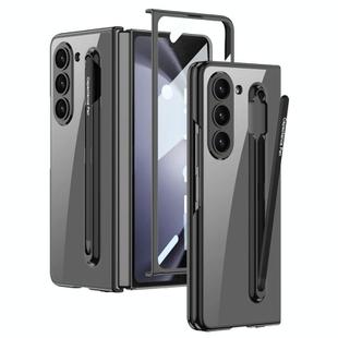 For Samsung Galaxy Z Fold5 5G GKK Integrated PC Phone Case with Pen Slot, No Include Pen(Black)