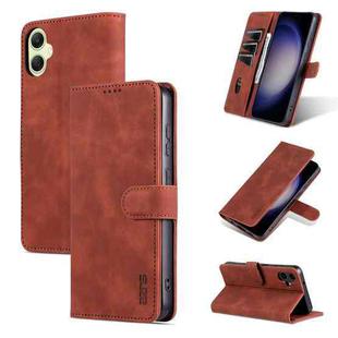 For Samsung Galaxy A05 AZNS Skin Feel Calf Texture Flip Leather Phone Case(Brown)