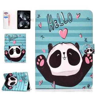For iPad mini1 / 2 / 3 / 4 Colored Drawing Pattern Horizontal Flip PU Leather Case with Holder & Card Slot & Sleep / Wake-up Function(Love Panda)