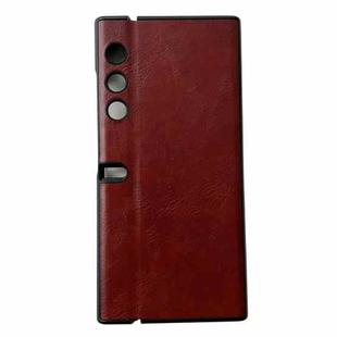 For Honor V Purse Crazy Horse Texture Leather Shockproof Phone Case(Brown)