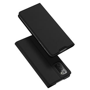 For Samsung Galaxy Note 20 DUX DUCIS Skin Pro Series Horizontal Flip PU + TPU Leather Case, with Holder & Card Slots(Black)