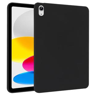 For iPad 10th Gen 10.9 2022 Oil Spray Skin-friendly TPU Tablet Case(Black)