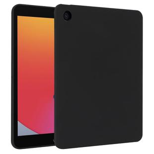 For iPad 10.2 2021 / 2020 / 2019 Oil Spray Skin-friendly TPU Tablet Case(Black)