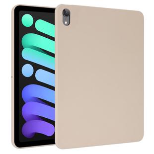 For iPad mini 6 Oil Spray Skin-friendly TPU Tablet Case(Milk White)