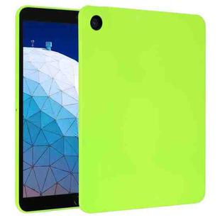 For iPad Air 3 10.5 2019 Oil Spray Skin-friendly TPU Tablet Case(Fluorescent Green)