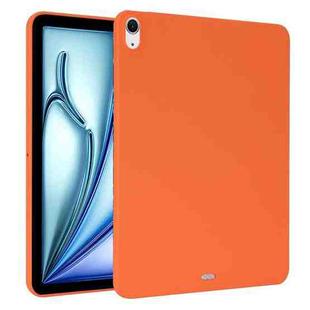 For iPad Air 11 2024 Oil Spray Skin-friendly TPU Tablet Case(Orange)