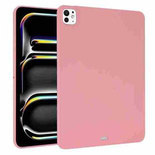 For iPad Pro 11 2024 Oil Spray Skin-friendly TPU Tablet Case(Pink)