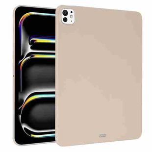 For iPad Pro 11 2024 Oil Spray Skin-friendly TPU Tablet Case(Milk White)