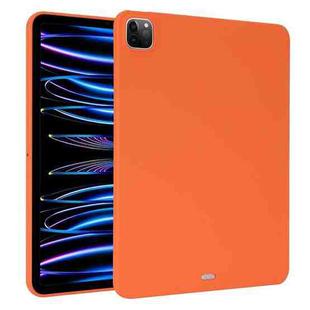 For iPad Pro 12.9 2018/2020/2021/2022 Oil Spray Skin-friendly TPU Tablet Case(Orange)