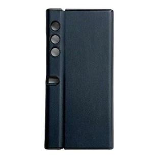 For Honor V Purse Morandi Solid Color Leather Texture Phone Case(Black)