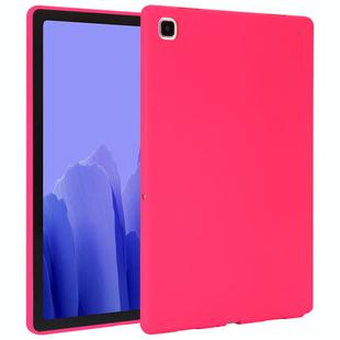 For Samsung Galaxy Tab A7 2020 / T500 Oil Spray Skin-friendly TPU Tablet Case(Rose Red)