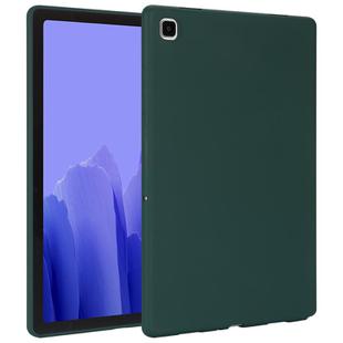 For Samsung Galaxy Tab A7 2020 / T500 Oil Spray Skin-friendly TPU Tablet Case(Deep Green)