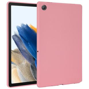 For Samsung Galaxy Tab A8 X200 Oil Spray Skin-friendly TPU Tablet Case(Pink)