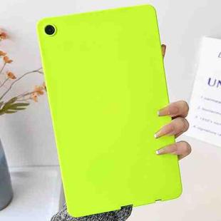 For Samsung Galaxy Tab A9 2023 X110-X115 Oil Spray Skin-friendly TPU Tablet Case(Fluorescent Green)