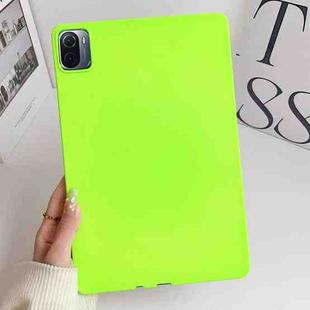 For Xiaomi Pad 5 / 5 Pro Oil Spray Skin-friendly TPU Tablet Case(Fluorescent Green)