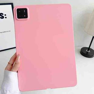 For Xiaomi Pad 6s Pro Oil Spray Skin-friendly TPU Tablet Case(Pink)