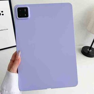 For Xiaomi Pad 6s Pro Oil Spray Skin-friendly TPU Tablet Case(Purple)