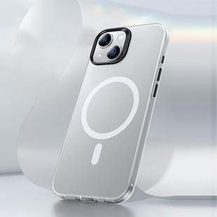 For iPhone 15 Benks Light Sand Series MagSafe Magnetic Shockproof Phone Case(White)