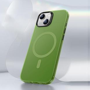 For iPhone 15 Benks Light Sand Series MagSafe Magnetic Shockproof Phone Case(Green)