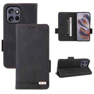 For Motorola Edge 50 Neo 5G Magnetic Clasp Leather Phone Case(Black)