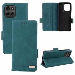 For Motorola Moto G75 5G Magnetic Clasp Leather Phone Case(Green)