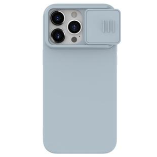 For iPhone 15 Pro Max NILLKIN CamShield Liquid Silicone Phone Case(Grey)