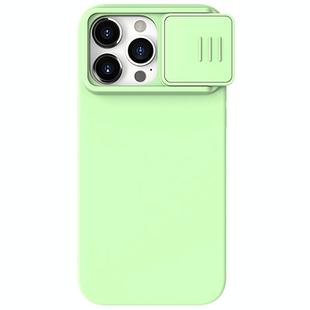 For iPhone 15 Pro NILLKIN CamShield Liquid Silicone Phone Case(Green)