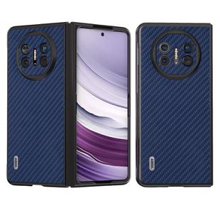 For Huawei Mate X5 ABEEL Carbon Fiber Texture Protective Phone Case(Dark Blue)