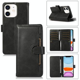 For iPhone 11 Wristband Card Slot Leather Phone Case(Black)