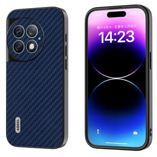 For OnePlus Ace 2 Pro ABEEL Carbon Fiber Texture Protective Phone Case(Dark Blue)