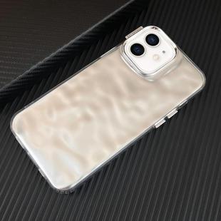 For iPhone 11 3D IMD Water Ripple TPU + Acrylic Electroplated Phone Case(Silver)