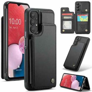 For Samsung Galaxy A13 4G CaseMe C22 Card Slots Holder RFID Anti-theft Phone Case(Black)