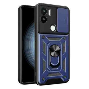 For Xiaomi Redmi A1+ Sliding Camera Cover Design TPU Hybrid PC Phone Case(Blue)