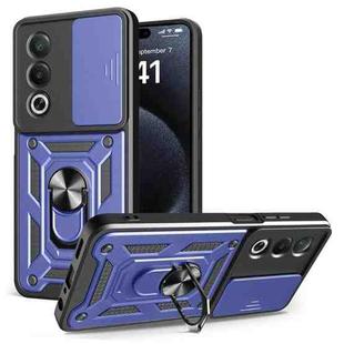 For OPPO A3 Pro 5G India / A80 5G Sliding Camera Cover Design TPU+PC Phone Case(Blue)