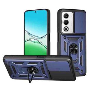 For OPPO A5 5G Global Sliding Camera Cover Design TPU+PC Phone Case(Blue)