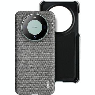 For Huawei Mate 60 Pro / 60 Pro+ imak Ruiyi Series Cloth Texture PU + PC Phone Case(Light Grey)