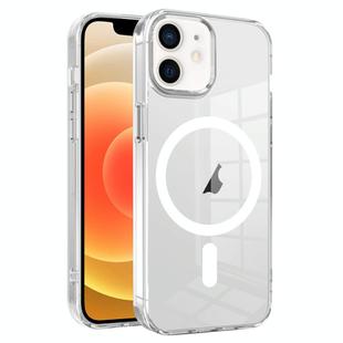 For iPhone 12 Ice Color Magnetic Series PC + Acrylic Magsafe Phone Case(Transparent)