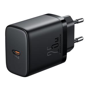 JOYROOM JR-TCF11 25W USB-C / Type-C Port Fast Charger, Specification:EU Plug(Black)