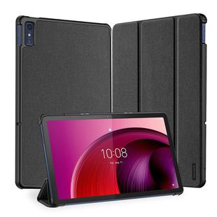 For Lenovo Tab M10 5G  10.6 DUX DUCIS Domo Series Magnetic Flip Leather Tablet Case(Black)