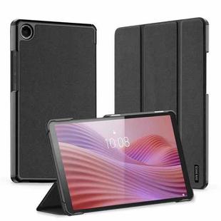For Lenovo Tab K9 / Tab One DUX DUCIS Domo Series Magnetic Flip Leather Tablet Case(Black)