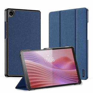 For Lenovo Tab K9 / Tab One DUX DUCIS Domo Series Magnetic Flip Leather Tablet Case(Blue)