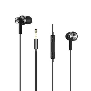 WIWU EB311 3.5mm In-Ear Stereo Wired Earphone, Length: 1.1m(Black)