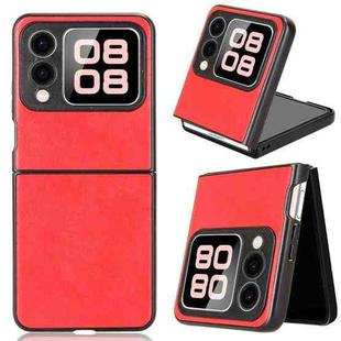 For Huawei nova Flip Litchi Texture Back Cover Phone Case(Red)